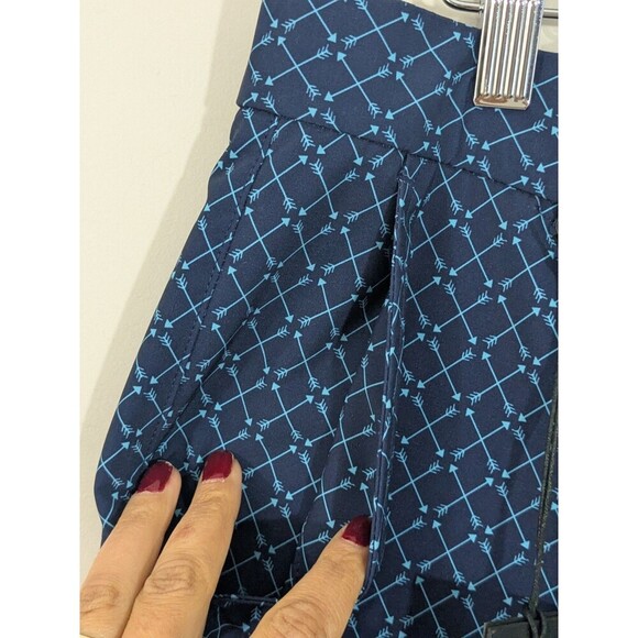 Brand New Greyson Golf Tour Men’s Montauk Shorts Navy Blue Arrow Print Size 38 - Picture 4 of 8